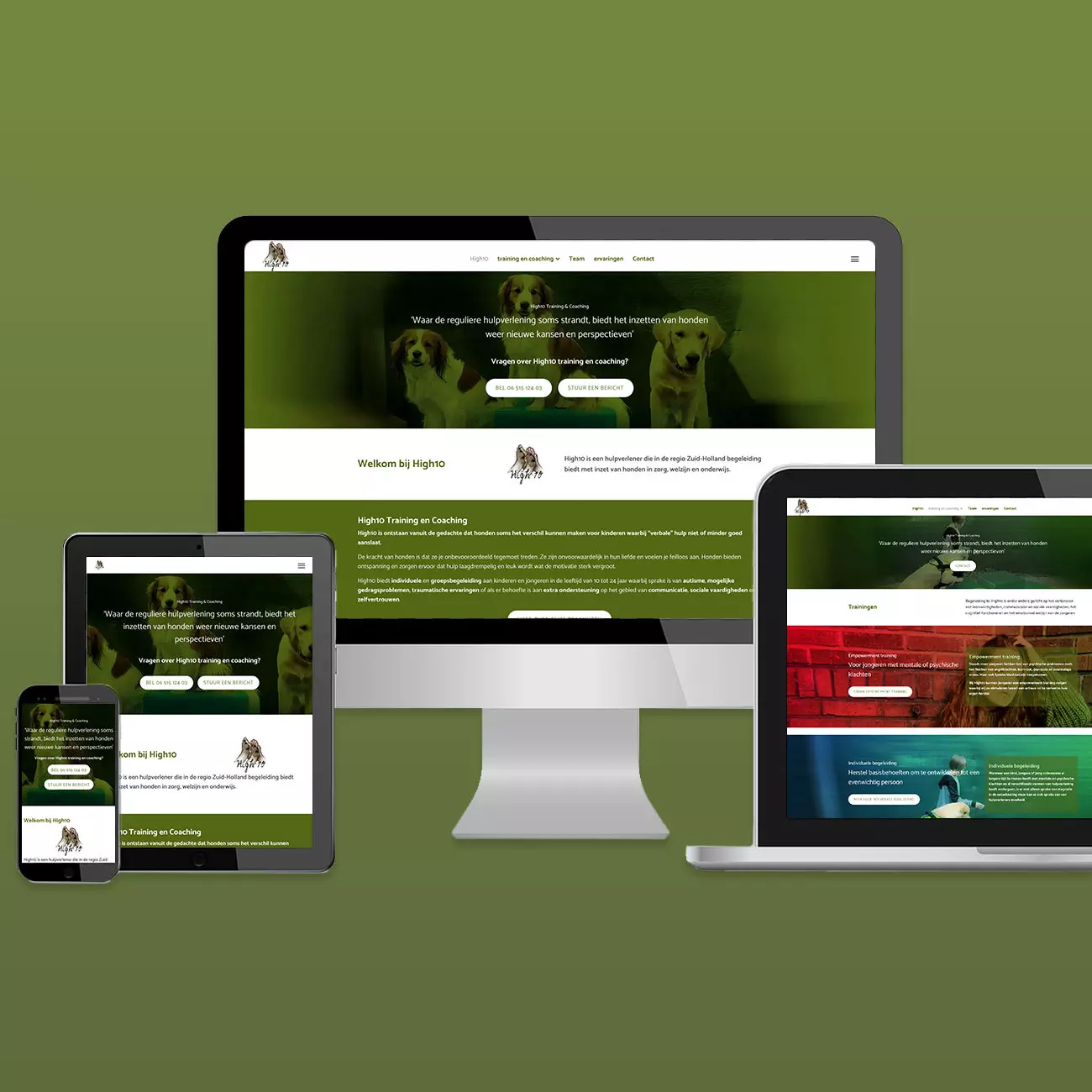 Website ontwerp redesign layout